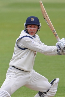 Michael Bates scored 87 from 149 balls, including 11 fours