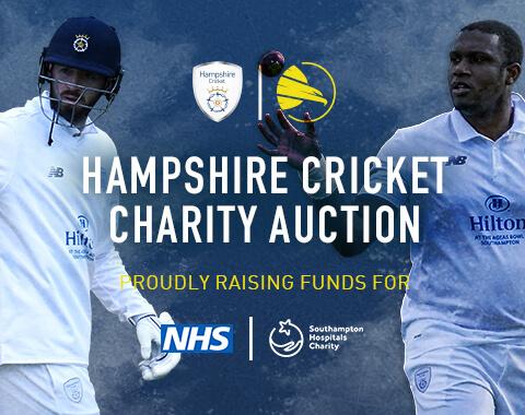 Hampshire Cricket Foundation’s Auction Ends At 7pm Tonight